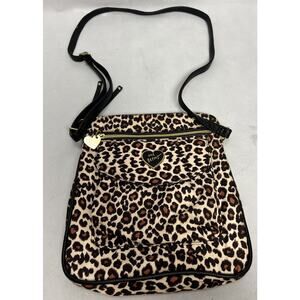 Betsey Johnson Leopard Print Crossbody Bag